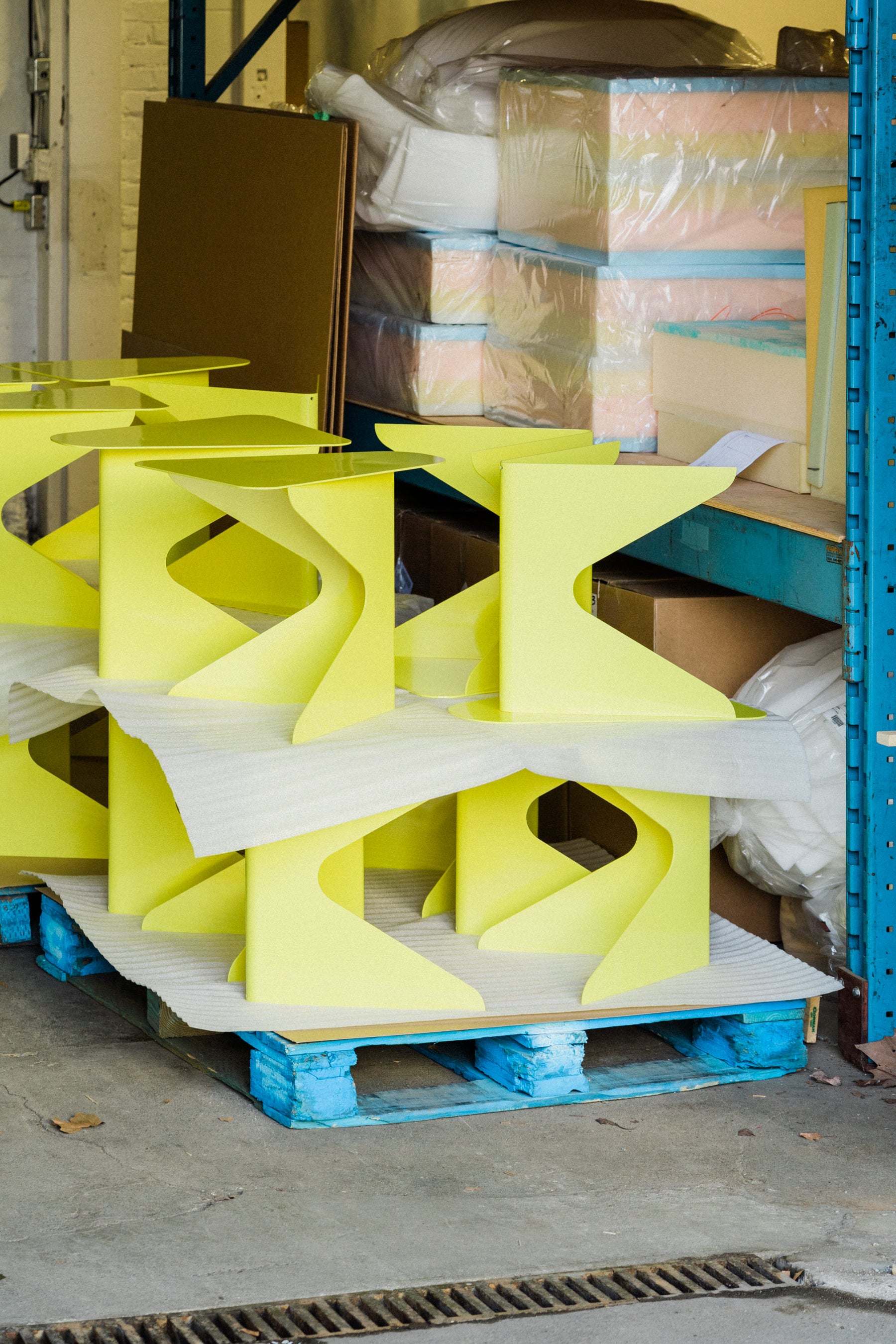 LM Stool Yellow (LP-001)