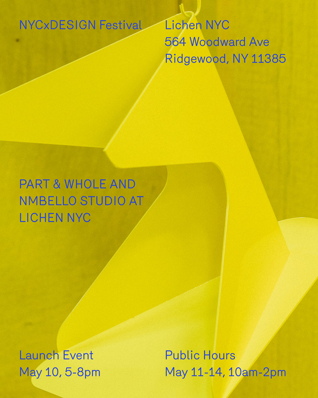 Part & Whole and nmbello Studio at Lichen NYC