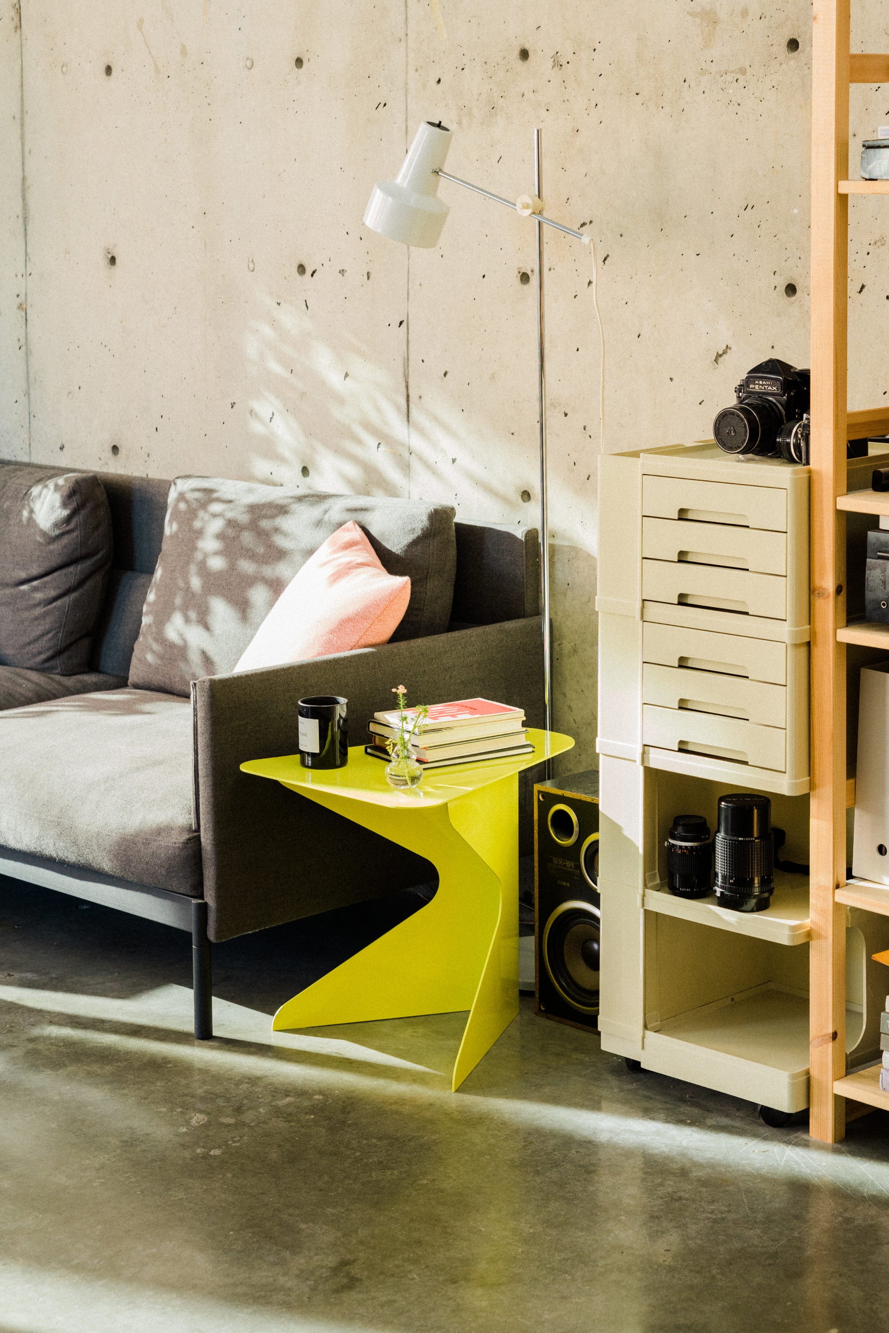 LM Stool Yellow (LP-001)